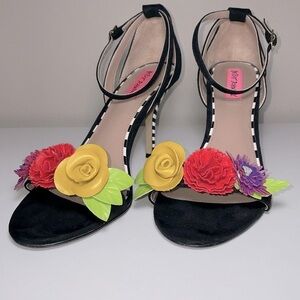 Betsey Johnson Fluer Dress Sandal Heels